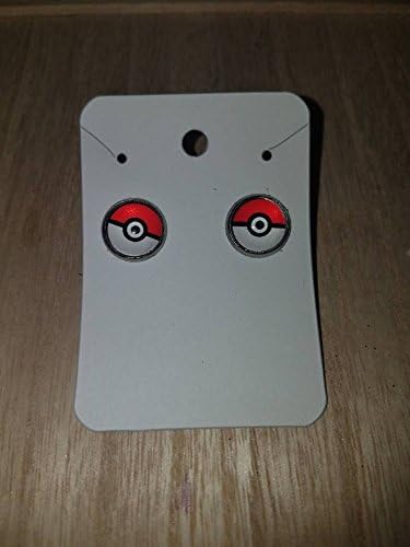 Stainless steel Pokeball Pokemon Earrings 12mm