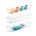 mDesign Plastic Kitchen Cabinet Drawer Organizer Tray - Storage Bin for Cutlery, Serving Spoons, Cooking Utensils, Gadgets - BPA Free, Food Safe, 12
