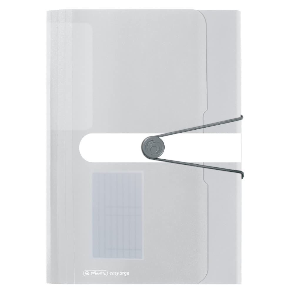 Herlitz 12 Tab Paper Expanding File - Transparent