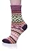 Color City Women's 5-pack Vintage Style Cotton Knitting Wool Warm Winter Crew Socks