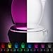 Toilet light,Stoga Motion Activated / Light Sensitive LED Toilet Nightlight Automatic Motion Sensor Bathroom Lamp-Operated Night Light(8 color)