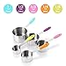 Measuring Cups and Spoons Set of 10, Stainless Steel Kitchen Cups and Spoons for Dry and Liquid Ingredients
