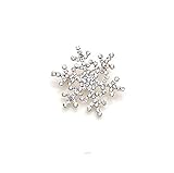 Fashion Brooch Pin Crystal Rhinestone Snowflake Theme