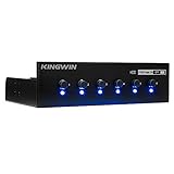 Kingwin HDD Power Switch Module 6 Switches for 5.25-Inch Bay (HDD-PS6)