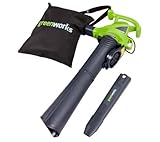 Greenworks 2 Speed 230 MPH Electric Leaf Blower/Vacuum 24022