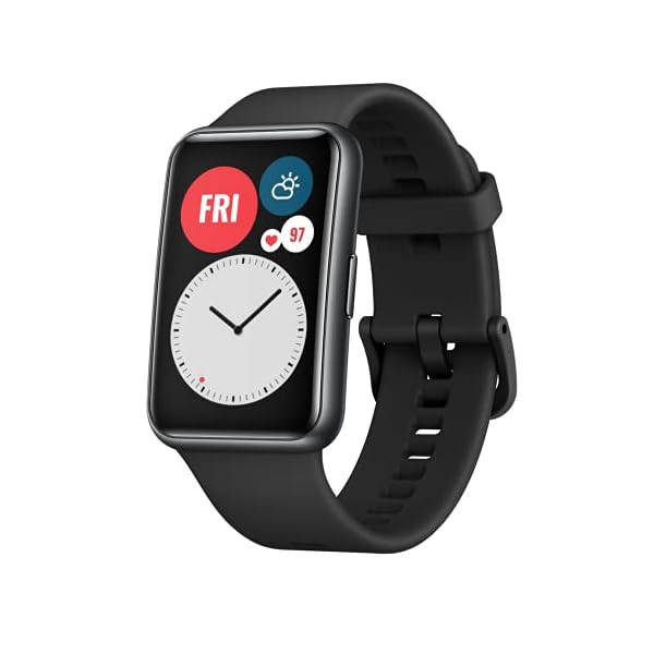 HUAWEI-WATCH-FIT-Smartwatch-164-Vivid-AMOLED-Display-10-Days-Battery-Life-Built-in-GPS-5ATM-Oxygen-Saturation-Detection-Heart-Rate-Monitoring-Sleep-Monitoring-Graphite-Black HUAWEI WATCH FIT Smartwatch, 1.64” Vivid AMOLED Display, 10 Days Battery Life, Built-in GPS, 5ATM, Oxygen Saturation…