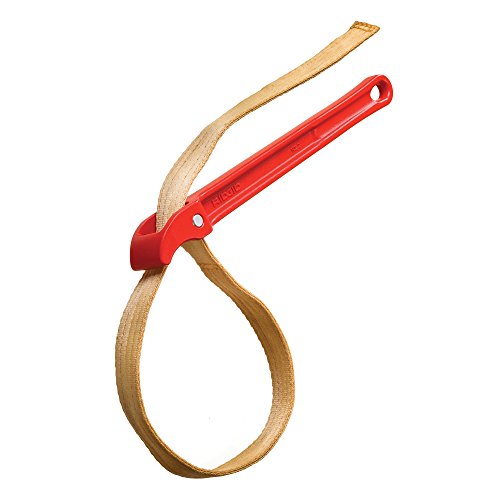 RIDGID 31365 5 Aluminum Pipe Strap Wrench, 5inch Capacity Adjustable