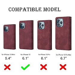 RANYOK Wallet Case Compatible with iPhone 13