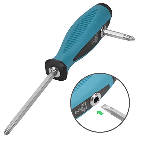 Premium Phillips Slotted Pozi Screwdriver Set, Doublesided