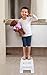 Two Step Stool for Kids, Children & Babies - Dual Height ladder for the bathroom, kitchen, bedroom. 2 Stepping Stool Toddlers. Toilet Training Step. Stools For Kid. Toddler Stepstool. Child Sink.