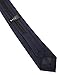 H2H Mens Comfortable Zipper Stripe Patterned Neck Tie Navy OneSize (KMANT075)