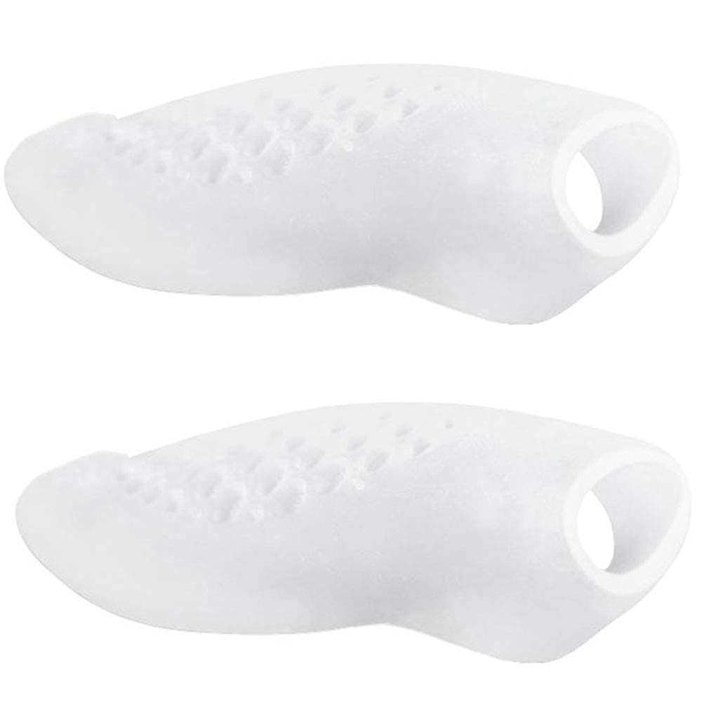 PEDIMEND 2PCS Soft Silicone Gel Toe Protectors - Foot Care - Bunions Corrector - Big Toe Cap - Toe Separator - Pinky Toe Protection - Toe Separator - for Men & Women (Pinky Toe Separator)
