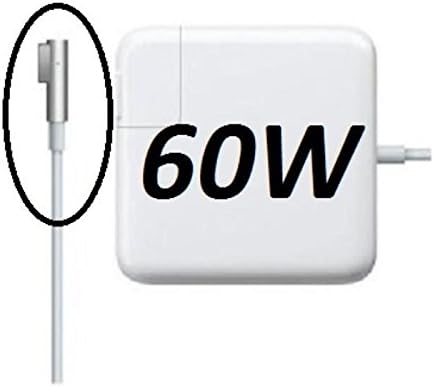Macbook Pro Charger Ac 60W L-Tip Power Adapter Replacement Charger for Apple Macbook Pro 13.3 (60watt L)