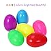 Unomor 12 Pack Jumbo Plastic Easter Eggs Bright Assorted Colors for Filling Treats, Easter Theme Party Favor, Easter Eggs Hunt, Basket Stuffers Fillers, Classroom Prize Supplies, 6 Color, 6 x 4 Inch