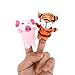 Finger Puppets Finger toys,Danibos 12pcs Velvet Small Animal Baby Stories Helper, Christmas Finger Puppets for Baby, Kids (finger toy) (finger toy(12pcs animal))