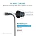 Anker Powerline+ Lightning Cable (3ft) with Pouch, Nylon Braided Charging Cable for iPhone Xs/XS Max/XR/X / 8/8 Plus / 7/7 Plus / 6/6 Plus / 5s and More (Gray)