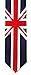 Coool Union Jack British Skinny Neck Tie Royal
