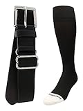 MadSportsStuff Pro Line Baseball Socks and Belt Combo Youth and Adult
