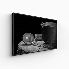 Canvas Wall Art for Living Room, Bedroom Black and White Article Framed Canvas Prints for Home Decoration Ready to Hang - 16x24 inches