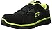 Skechers for Work Men's Synergy Ekron Walking Shoe, Black/Lime, 9 M US