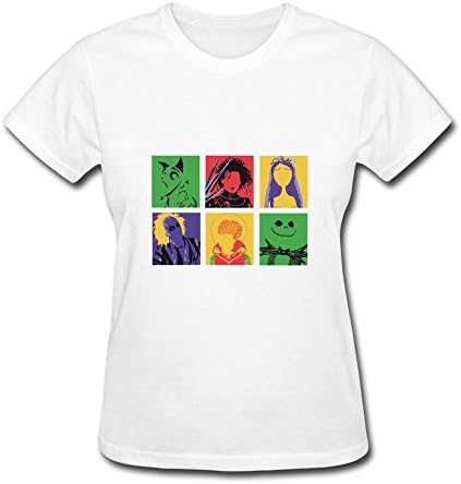 WSB Women's Tee Animal Corpse Bride Edward Scissorhands Panda White XXL