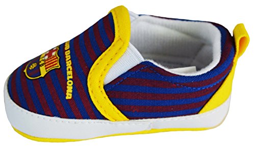 Body + Bavoir Officiel FC Barcelone Bébé Garçon - 100% Coton - Collection Licenciée Barça - Idée Cadeau Foot
