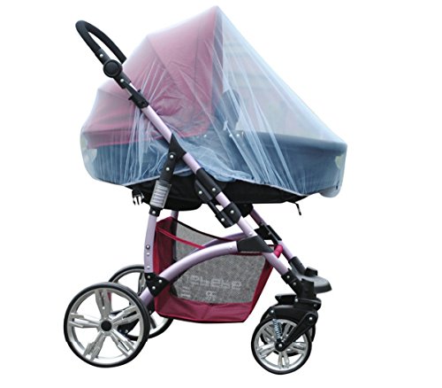 Topwon Universal Bug Net Mosquito Net for Baby Strollers Infant Carriers Car Seats Cradles (Blue)