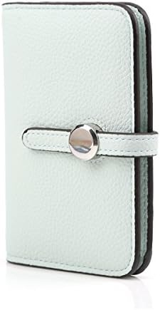 Short Style Bifold Clutch Wallet Minimalist Leather Coin Wallet Women Small Green