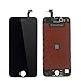 For IPhone 6 Screen Replacement Touch Digitizer LCD Replacement Frame Assembly Full Set with Earpiece Anti-Dust+Mesh Front Camera Plastic Holder+Proximity Sensor Plastic Holder Black