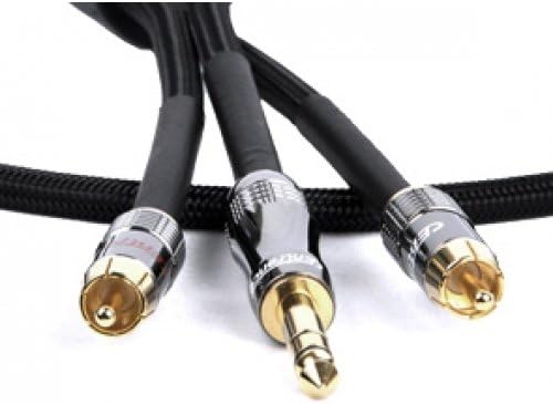 CEntranceReserve Series Audiophile Y-Cable with Stereo 1/4" Plug to Dual-RCA Plugs