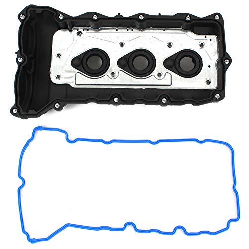 ENGINE VALVE COVER W/GASKET SET LH & RH SIDE COMPATIBLE WITH 04-17 BUICK/CADILLAC/CHEVROLET/GMC/PONTIAC/SATURN 2.8L / 3.6L