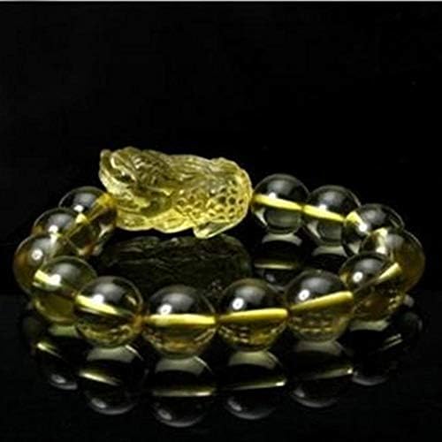 Liudaye Natural Citrine Pixiu Bracelet for Men and Women Gifts