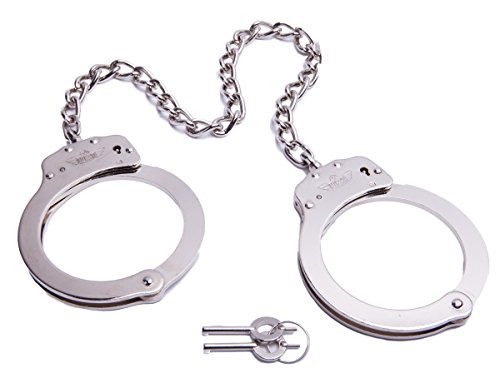 UZI UZI-HC-LEG 16-Inch Twist Chain Double Lock Leg Irons