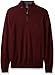 Nautica Men's Big and Tall Long Sleeve 1/4 Zip Solid Sweater with Suede Pull Detail