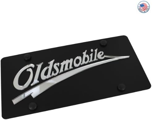 Eurosport Daytona- Compatible with -, Oldsmobile Retro - Carbon Steel License Plate