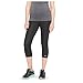 Champion Women's Maternity Under the Belly Freedom Yoga Capri Leggings (Medium, Ebony)