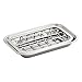 iDesign Gia Bar Soap Dish for Bathroom Vanities, Kitchen Sink - 2 Piece, Polished