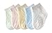 CHUNG Newborn Baby Toddlers 5 Pack Thin Cotton Socks for Summer 0-4Y, 6-18M
