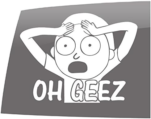 Window Swag Morty - Solid White - TV and Movies - Rick and Morty Inspired - Vinyl Sticker