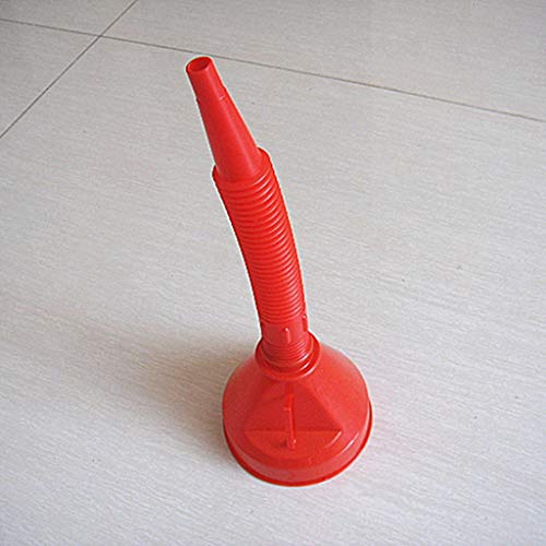 Autone Car Refueling Funnel with Filter Detachable Hose Gasoline Engine Oil Additive Motorcycle Farm Machine Use Anti-Leakage Filler Accessory
