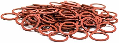 Flat Gasket Type 110 for pumps, motors, insulating parts, industrial valves (up to 110°C) 100 pcs (1" normal (30x24x2 mm))