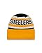 New Era NFL Biggest Fan 2.0 Cuff Knit Beanie, Yellow, One Size