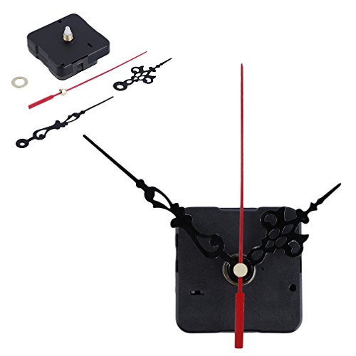 Mute Mechanism Quartz Clock Movement Kit Spindle Shaft Mechanism 12mm With Hands