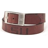 Eagles Wings LSU Brandish Leather Belt