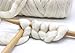 Super Chunky Merino Wool Yarn- Bulky Roving Yarn for Finger Knitting,Crocheting Felting,Making Rugs Blanket and Crafts (Cream, SuperChunky-2.2LB)