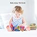 Here Fashion Soft Activity Book (Set of 6) Fun Interactive Soft Book for Toddlers with Crinkly Sounds, Developmental Toy, Nontoxic Fabric Baby Cloth Activity Crinkle Soft Books