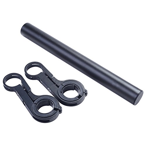 Facaily 20cm Bicycle Handlebar Extender Aluminum Alloy Mountain Bike MTB Handlebar Expander Speedometer Mount Headlight Flashlight Lamp Holder