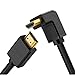 UGREEN HDMI Cable Right Angle 4K 90 Degree HDMI Cord High Speed Down Angle HDMI 2.0 Cable, 4K@60Hz HD 3D 1080P ARC Compatible for Laptop Monitor Nintendo Switch 2 Xbox PS5 PC TV 3.3FT