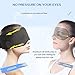 LEEKEN The World's First Cotton Sleep Mask with Veil, 2 own Storage Cases on mask, Best Eye mask for Sleeping (Light Gray)