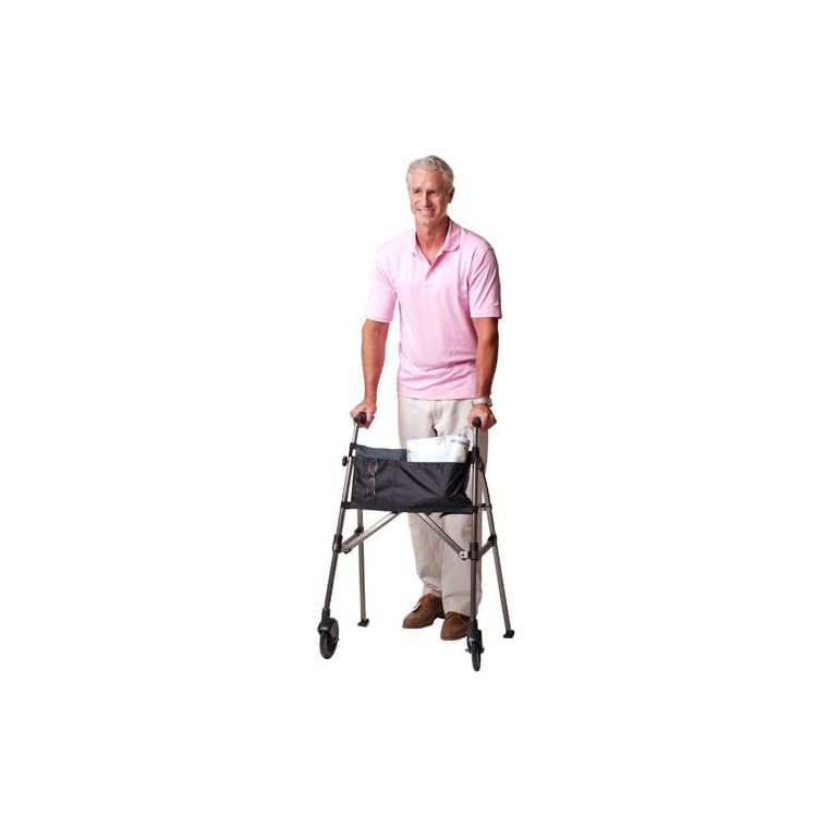 Standers Ez Fold N’ Go Height Adjustable Lightweight Travel Walker